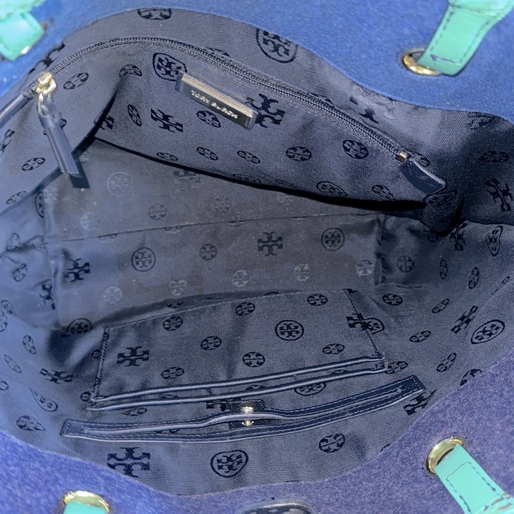 Tory Burch Tote - Felt Colorblock - Picture 7 of 9